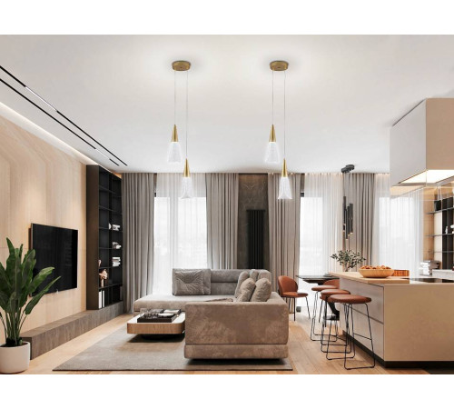 Подвесной светильник Natali Kovaltseva Triangle LED LAMPS 81117/2C