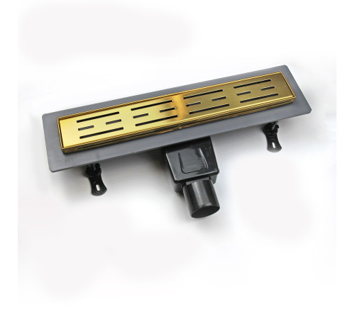 Душевой лоток RGW Drain Leo-30Gb 400 мм золото 60213040-06