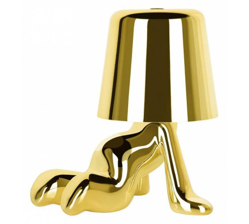 Настольная лампа декоративная Loft It Brothers золотая 10233/A Gold