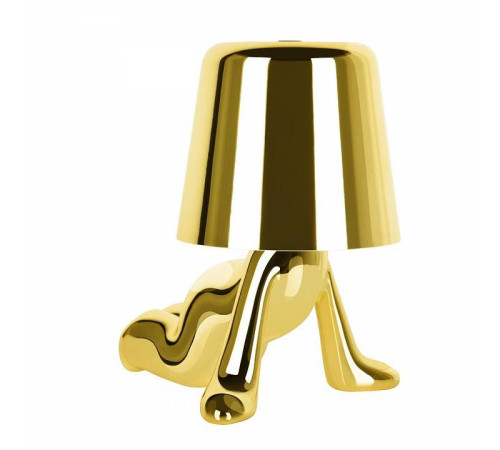 Настольная лампа декоративная Loft It Brothers золотая 10233/A Gold