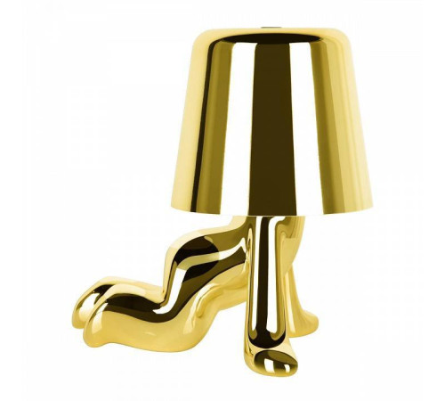 Настольная лампа декоративная Loft It Brothers золотая 10233/A Gold