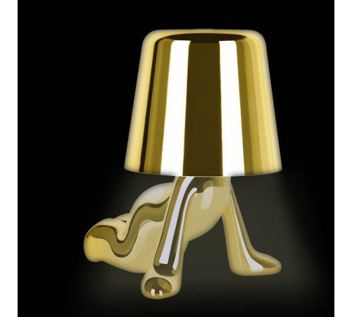 Настольная лампа декоративная Loft It Brothers золотая 10233/A Gold