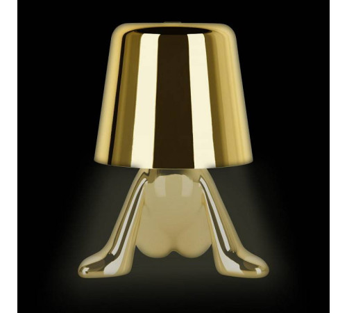 Настольная лампа декоративная Loft It Brothers золотая 10233/A Gold