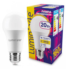 Лампа светодиодная Luminarte  E27 20Вт 3000K LSTD-A60-20W3KE27
