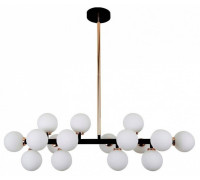 Люстра на штанге LUMINA DECO Marsiada LDP 6033-16 BK+MD