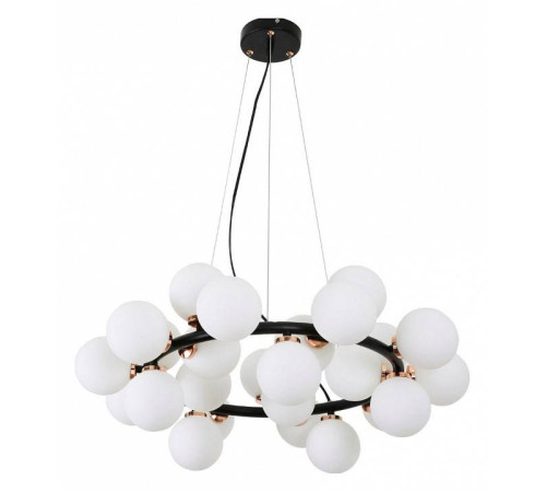Подвесная люстра LUMINA DECO Marsiada LDP 6033-25 BK+MD