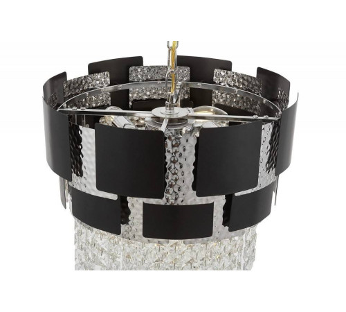 Подвесная люстра LUMINA DECO Kruvia LDP 7045-400 BK+CHR