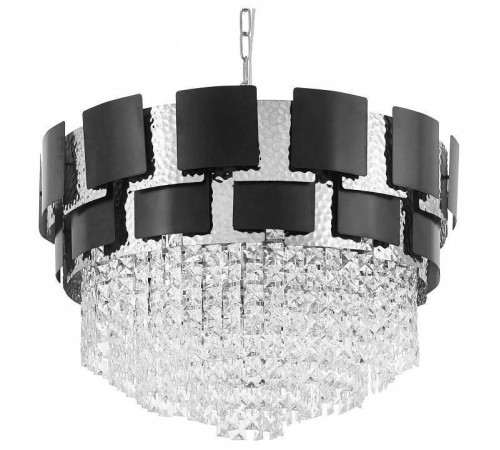 Подвесная люстра LUMINA DECO MOLINA LDP 7045-600 BK+CHR