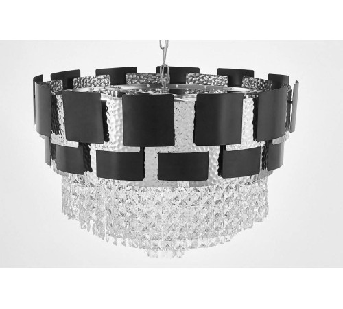 Подвесная люстра LUMINA DECO MOLINA LDP 7045-600 BK+CHR