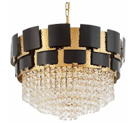 Подвесная люстра LUMINA DECO MOLINA LDP 7045-600 BK+GD