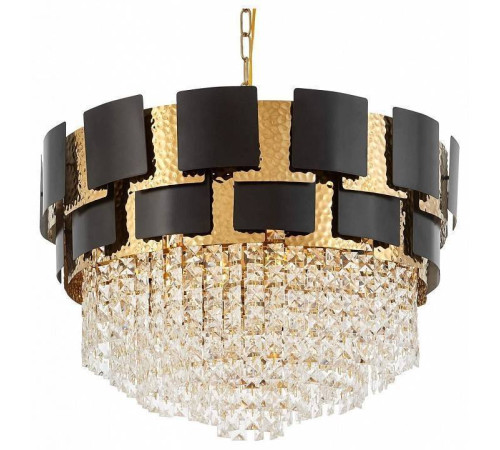 Подвесная люстра LUMINA DECO MOLINA LDP 7045-600 BK+GD