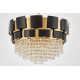 Подвесная люстра LUMINA DECO MOLINA LDP 7045-600 BK+GD