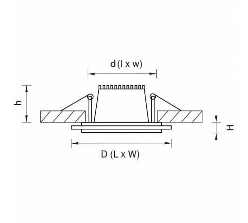 Встраиваемый светильник Lightstar Acri LED 212031