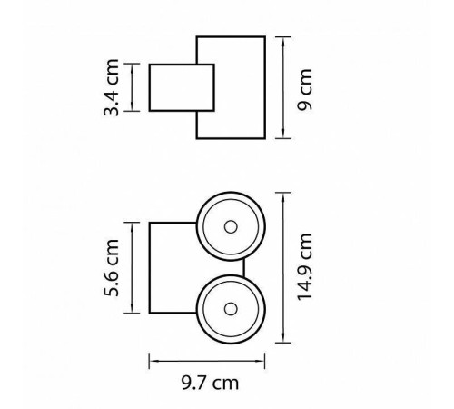 Накладной светильник Lightstar Paro LED 352692