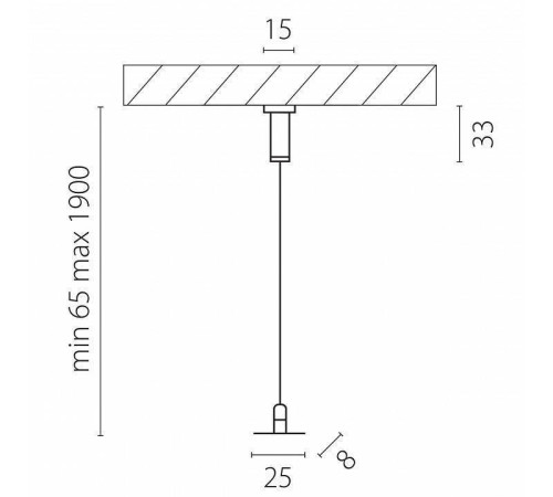 Подвес для трека Lightstar Linea 506570