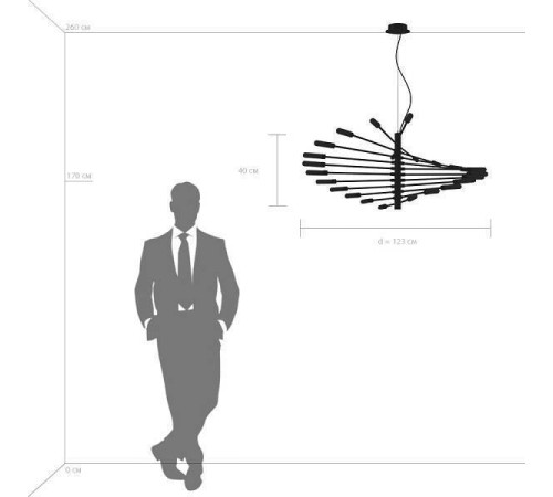 Подвесная люстра Lightstar Ragno 733247