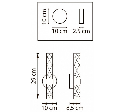 Бра Lightstar Acrile 737652