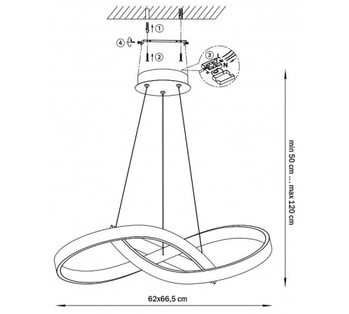Подвесной светильник Lightstar Saturno 749487