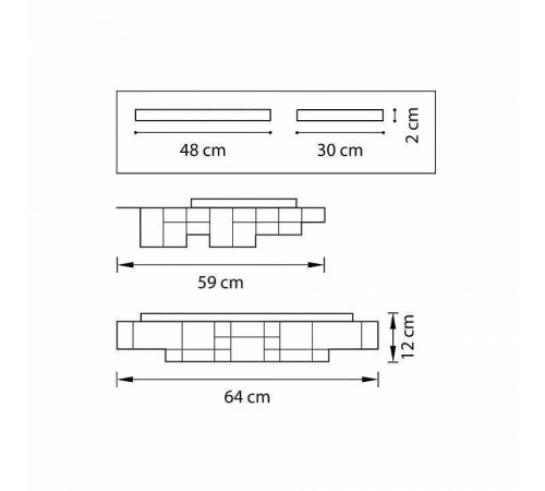 Накладной светильник Lightstar Favo LED 750161