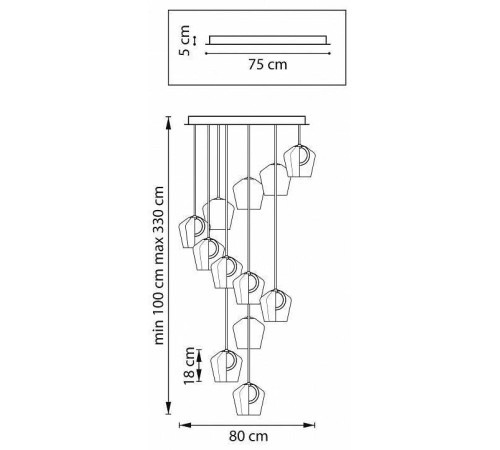 Подвесной светильник Lightstar Caramello 796229