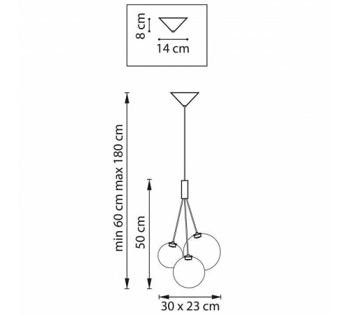 Подвесная люстра Lightstar Sferetta 801039