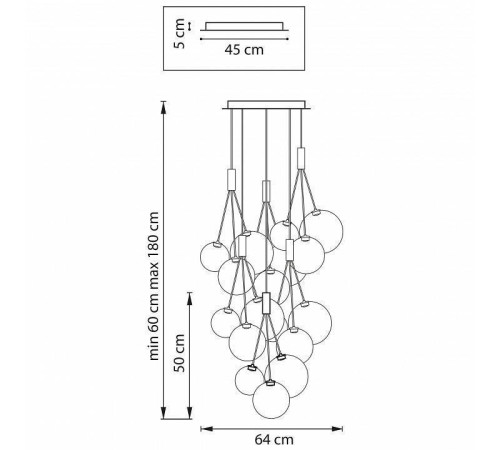 Подвесная люстра Lightstar Sferetta 801090