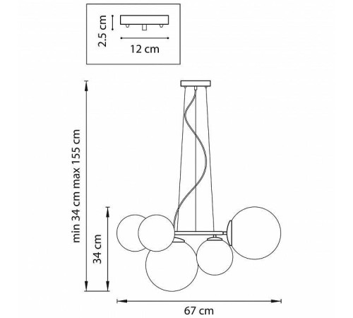 Подвесная люстра Lightstar Globo 815057