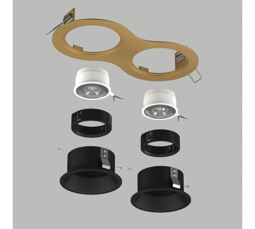 Встраиваемый светильник Lightstar Domino D6230707BMOD