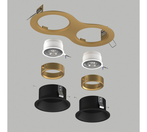 Встраиваемый светильник Lightstar Domino D6230707GMOD