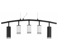 Подвесной светильник Lightstar Rullo 5xGU10 черный/хром LR7358723630