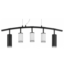 Подвесной светильник Lightstar Rullo 5xGU10 черный/хром LR7358723630