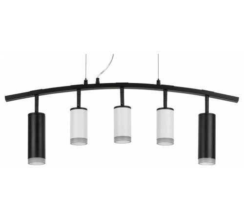 Подвесной светильник Lightstar Rullo 5xGU10 черный/хром LR7358723630