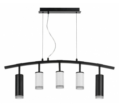 Подвесной светильник Lightstar Rullo 5xGU10 черный/хром LR7358723630