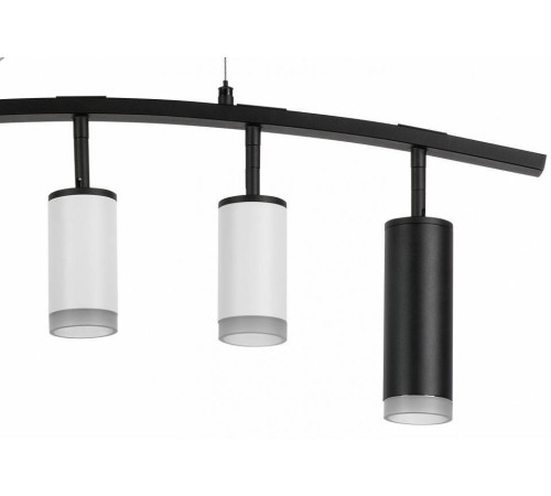 Подвесной светильник Lightstar Rullo 5xGU10 черный/хром LR7358723630