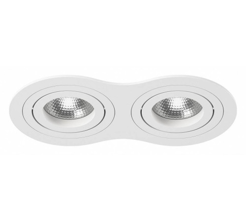 Встраиваемый светильник Lightstar Intero 16 double round i6260606