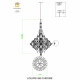 Подвесная люстра iLamp LOUVRE 999 CR