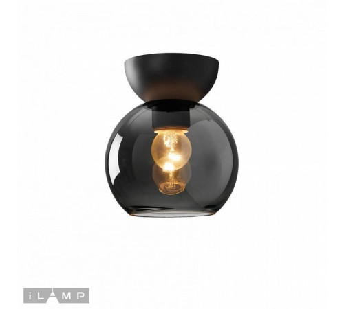Накладной светильник iLamp Mono C6079-1 BK+SM