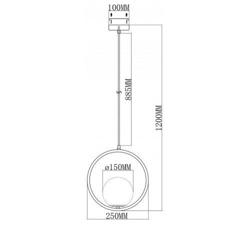 Подвесной светильник Moderli Barocco V11578-1P