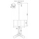 Люстра на штанге Moderli Metalicana V11811-3P
