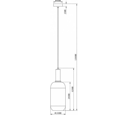 Подвесной светильник Moderli Martin V2890-1P