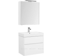 Набор мебели для ванной Aquanet Brooklyn 70 белый глянец 00207804