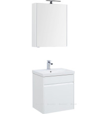 Набор мебели для ванной Aquanet Palermo 60 (Moduo) белый глянец 00254720