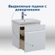Набор мебели для ванной Aquanet Palermo 60 (Moduo) белый глянец 00254720