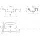 Набор мебели для ванной Aquanet Palermo 60 (Moduo) белый глянец 00254720