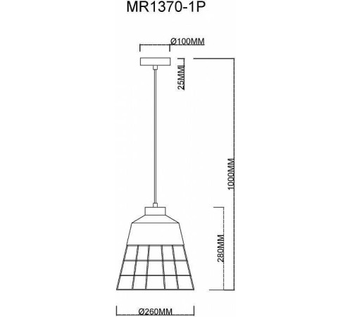 Подвесной светильник MyFar Hill MR1370-1P