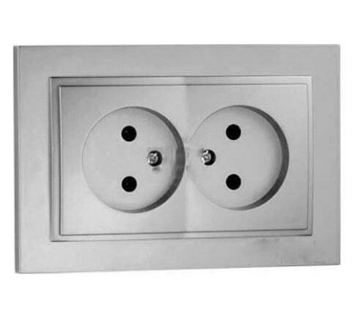 Розетка двойная Mono Electric Despina 102-212105-121