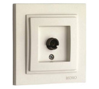 ТВ-розетка без рамки Mono Electric Despina / Larissa 500-000105-138