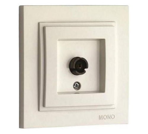 ТВ-розетка без рамки Mono Electric Despina / Larissa 500-000105-138