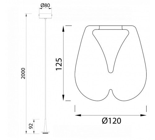 Подвесной светильник Mantra Andromeda 8931/8943