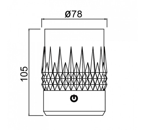 Стакан Mantra LAX 9084